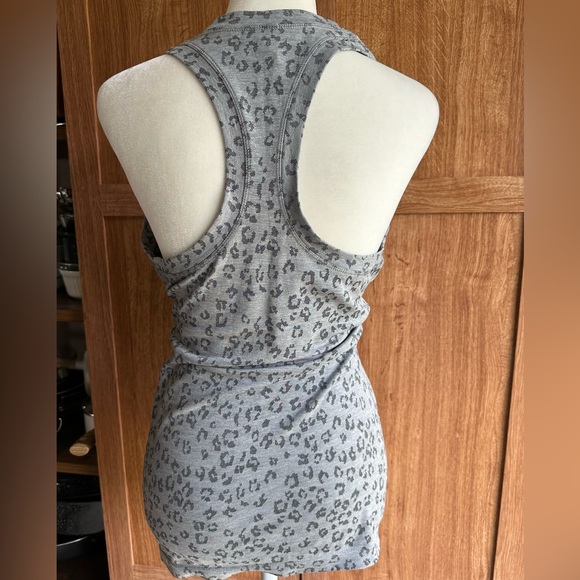 Gray Leopard Athleta Tank Top - Picture 2 of 2